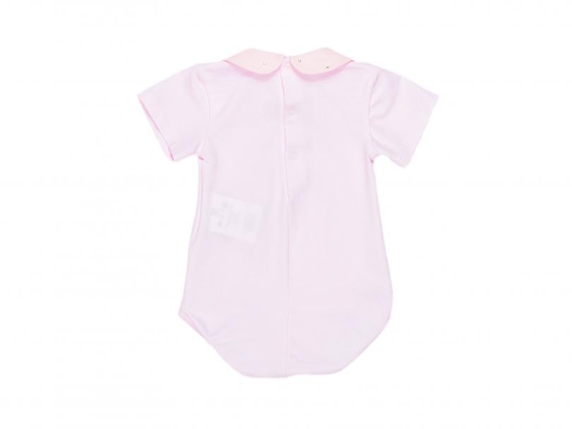 immagine 1 di Tutina neonata con strass rosa